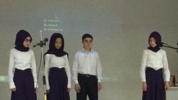 Erfelek İmam Hatip Orta Okulu öğrencilerimiz Arapça Şarkı ve Şiir Yarışmalarında İl 3. oldular...