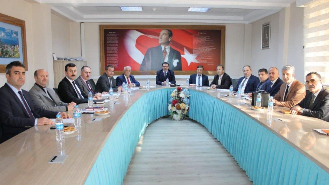 Milli Eğitim Müdürümüz Sayın Süleyman ŞAHİN 2019-2020 Eğitim Öğretim Yılı 1. Dönem Değerlendirme Toplantısına Katıldı.